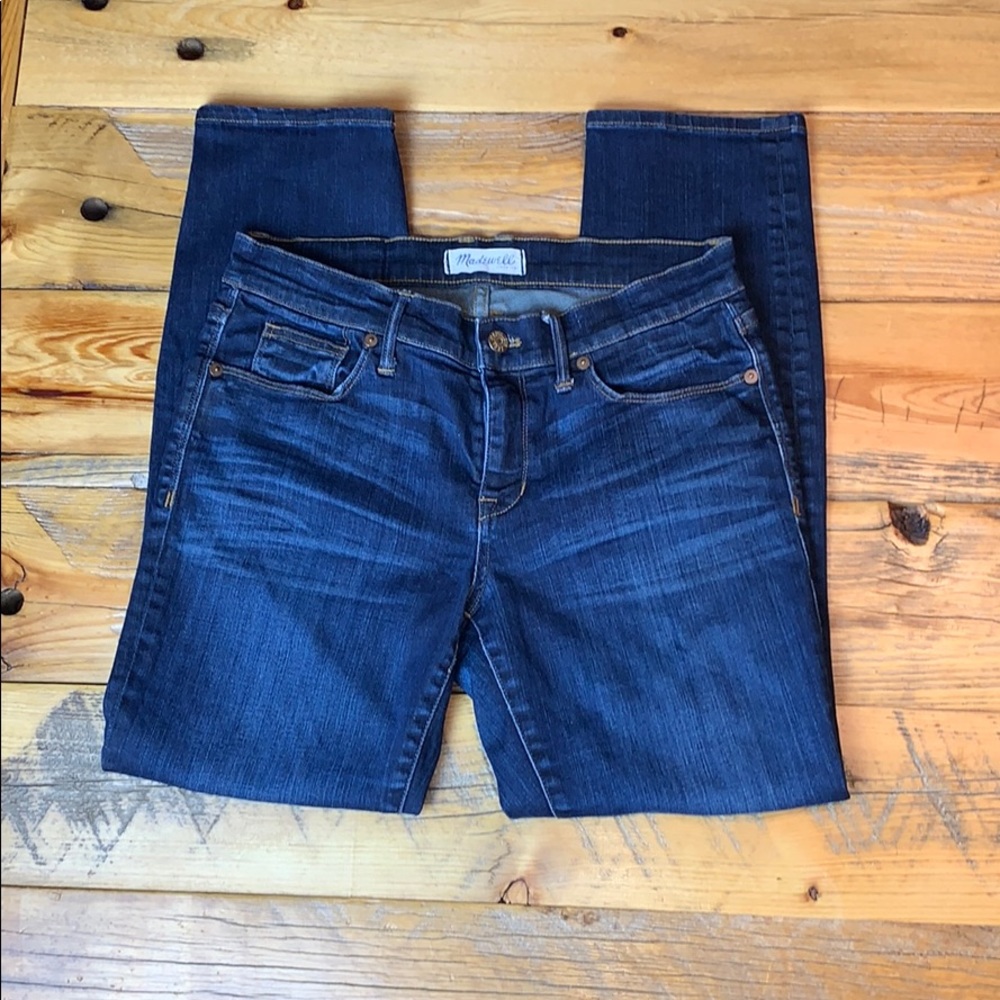 Madewell Slim Straight Leg Ankle Jeans